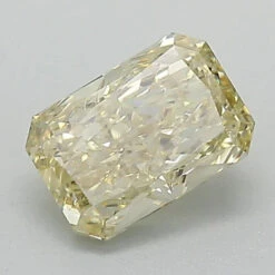 1.05Ct Fancy Yellow SI2 GCAL Certified Radiant Lab Grown Diamond(Diamond 24 320040212)