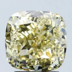 3.27Ct Intense Yellow VS1 IGI Certified Cushion Lab Grown Diamond(Diamond 24 671447372)