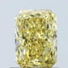 1.03Ct Vivid Yellow VS1 IGI Certified Radiant Lab Grown Diamond(Diamond 24 678506903)
