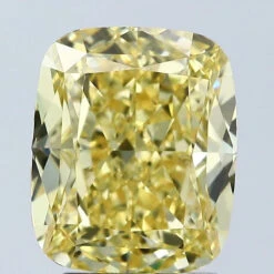 3.06Ct Vivid Yellow VVS2 IGI Certified Cushion Lab Grown Diamond(Diamond 24 678507011)