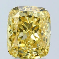 3.07Ct Vivid Yellow VS1 IGI Certified Cushion Lab Grown Diamond(Diamond 24 678508948)