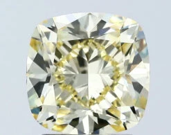 2.58Ct Fancy Yellow VS1 IGI Certified Cushion Lab Grown Diamond(Diamond 24 671433070)