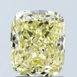2.08Ct Vivid Yellow VS1 IGI Certified Cushion Lab Grown Diamond(Diamond 24 677508408)