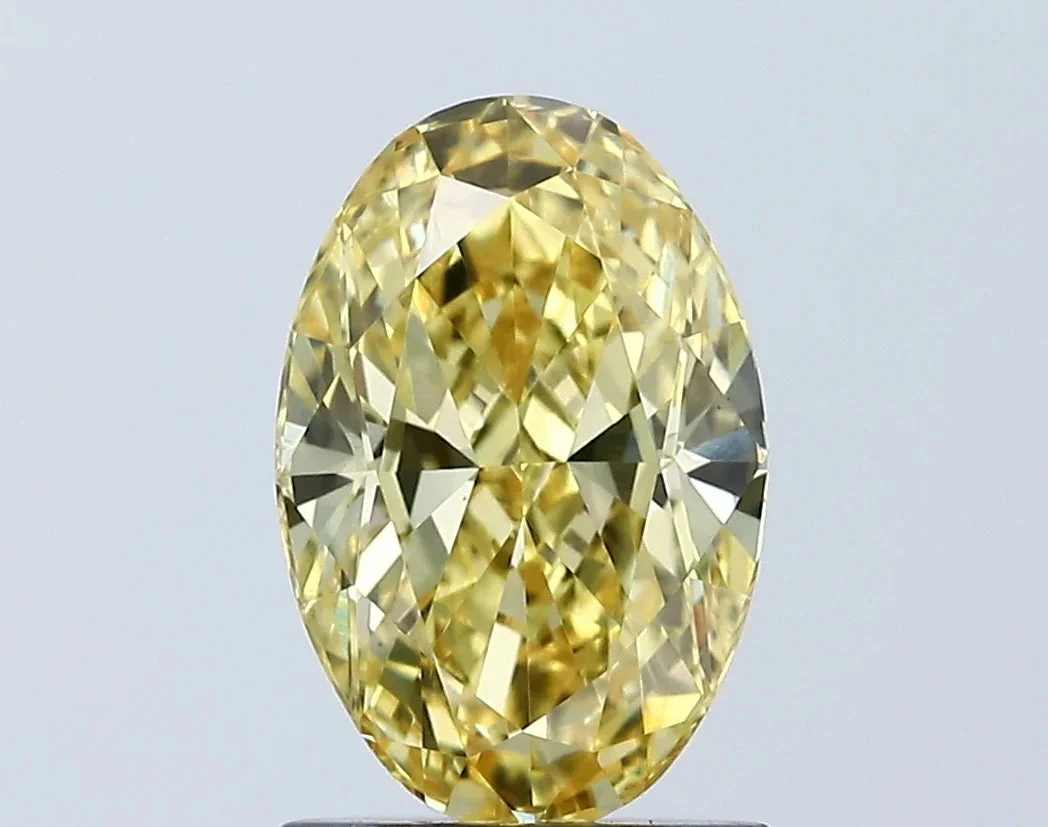 1.53Ct Vivid Yellow VVS2 IGI Certified Oval Lab Grown Diamond(Diamond 24 671438797) 3 1.53Ct Vivid Yellow VVS2 IGI Certified Oval Lab Grown Diamond(Diamond 24 671438797)