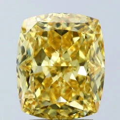 4.03Ct Vivid Yellow VS1 IGI Certified Cushion Lab Grown Diamond(Diamond 24 675592387)