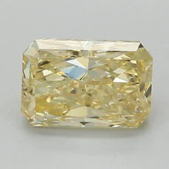 1.19Ct Fancy Yellow VS2 GCAL Certified Radiant Lab Grown Diamond(Diamond 24 320270097)