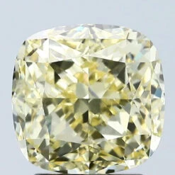 3.34Ct Intense Yellow VS1 IGI Certified Cushion Lab Grown Diamond(Diamond 24 671447353)