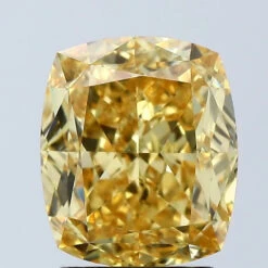 3.02Ct Vivid Yellow VVS2 IGI Certified Cushion Lab Grown Diamond(Diamond 24 678569674)