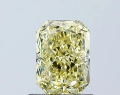 1.04Ct Vivid Yellow VS1 IGI Certified Radiant Lab Grown Diamond(Diamond 24 671438850)