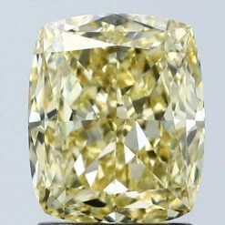 2.09Ct Intense Yellow VVS2 IGI Certified Cushion Lab Grown Diamond(Diamond 24 678508563)