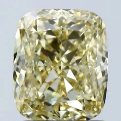 2.06Ct Intense Yellow VS1 IGI Certified Cushion Lab Grown Diamond(Diamond 24 679511845)