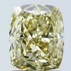 2.01Ct Intense Yellow VS2 IGI Certified Cushion Lab Grown Diamond(Diamond 24 678506930)