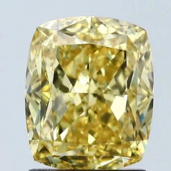 2.04Ct Vivid Yellow VVS1 IGI Certified Cushion Lab Grown Diamond(Diamond 24 678508570)