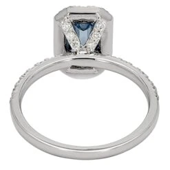 Suzanne Ring - 1.70 Ct. T.W. Blue(Suzanne Ring 453839) -NEWWORLD DIAMONDS suzanne ring 1 70 ct t w blue for ring gemstone jewelry 3