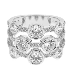 Sylvia Ring - 3.00 Ct. T.W.(Diamond Bezel Ring 454538)