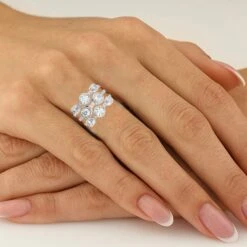 Sylvia Ring - 3.00 Ct. T.W.(Diamond Bezel Ring 454538) -NEWWORLD DIAMONDS sylvia ring 3 00 ct t w for ring gemstone jewelry 4