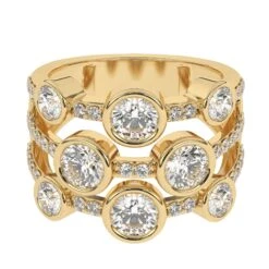 Sylvia Ring - 3.00 Ct. T.W.(Diamond Bezel Ring 454538) -NEWWORLD DIAMONDS sylvia ring 3 00 ct t w for ring gemstone jewelry 5