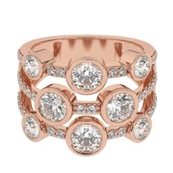 Sylvia Ring - 3.00 Ct. T.W.(Diamond Bezel Ring 454538) -NEWWORLD DIAMONDS sylvia ring 3 00 ct t w for ring gemstone jewelry 6