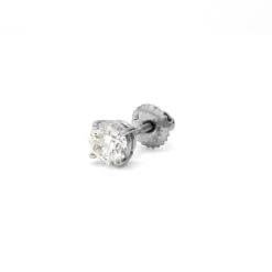 Taner Earring 1.0 Ct.(Single Stud Diamonds Earrings 263020) -NEWWORLD DIAMONDS taner earring 1 0 ct for earrings gemstone jewelry 4