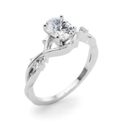 Tara Oval Setting(Oval Diamond Engagement Ring 2956) -NEWWORLD DIAMONDS tara oval setting for settings gemstone jewelry 6