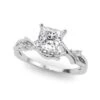 Tara Princess Setting(Princess Diamond Engagement Ring 2953) 1 Tara Princess Setting(Princess Diamond Engagement Ring 2953) -NEWWORLD DIAMONDS tara princess setting for settings gemstone jewelry 1