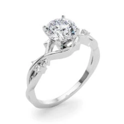 Tara Ring 1/2 Ct IGI Certified(Diamond Engagement Ring 2942) -NEWWORLD DIAMONDS tara ring 12 ct igi certified for ring gemstone jewelry 5