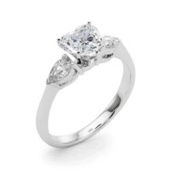 Teena 3 Stone Setting(3 Stone Diamond Ring 2828ht) -NEWWORLD DIAMONDS teena 3 stone setting at new world diamonds for settings 8