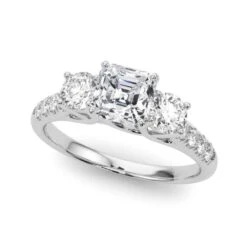 Tina 3 Stone Setting(Tina 3 Stone Diamond Ring 2841ac)