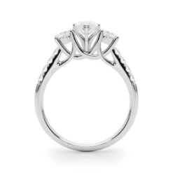 Tina 3 Stone Setting(Tina 3 Stone Diamond Ring 2841mq) -NEWWORLD DIAMONDS tina 3 stone setting at new world diamonds for settings 5