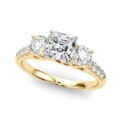 Tina 3 Stone Setting(Tina 3 Stone Diamond Ring 2841ac) -NEWWORLD DIAMONDS tina 3 stone setting at new world diamonds for settings 6 26299211710517