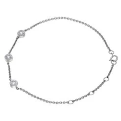 Tisha 3-Stone Bracelet(Tisha 3 Stone Bracelet 857) -NEWWORLD DIAMONDS tisha 3 stone bracelet for bracelet gemstone jewelry 3