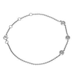 Tisha 3-Stone Bracelet(Tisha 3 Stone Bracelet 857) -NEWWORLD DIAMONDS tisha 3 stone bracelet for bracelet gemstone jewelry 4