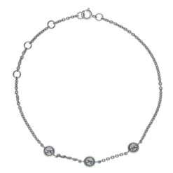 Tisha 3-Stone Bracelet(Tisha 3 Stone Bracelet 857) -NEWWORLD DIAMONDS tisha 3 stone bracelet for bracelet gemstone jewelry 5