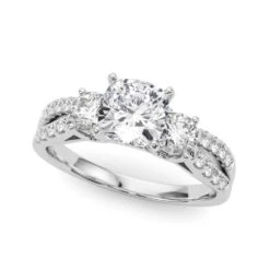 Tracy 3 Stone Setting(Tracy 3 Stone Diamond Ring 2827cu)