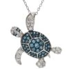 Turtle Pendant - 1.0 Ct. T.W.(Turtle Pendant Diamond 453807) -NEWWORLD DIAMONDS turtle pendant 1 0 ct t w for pendant gemstone jewelry 1