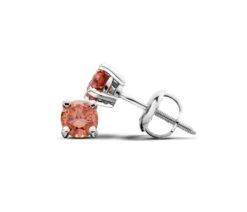 Valerie Earrings 1 1/2 Ct. T.W.(Orange Diamond Stud Earring 261897c15)