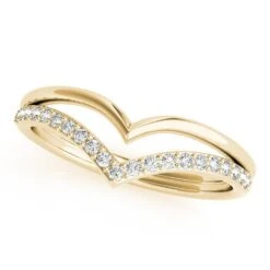 Vanessa Chevron Duo Band(Vanessa Chevron Duo Band) -NEWWORLD DIAMONDS vanessa chevron duo band for ring gemstone jewelry 4