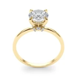 Vintage Alberta Engagement Ring 1/2 Ct IGI Certified(Vintage Engagement Ring 2878) -NEWWORLD DIAMONDS vintage alberta engagement ring 12 ct igi certified for ring gemstone jewelry 5
