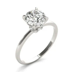 Vintage Alberta Engagement Ring 1/2 Ct IGI Certified(Vintage Engagement Ring 2878) -NEWWORLD DIAMONDS vintage alberta engagement ring 12 ct igi certified for ring gemstone jewelry 8