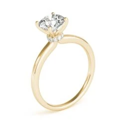 Vintage Charlotte Engagement Ring 1/2 Ct IGI Certified(Vintage Engagement Ring 2877) -NEWWORLD DIAMONDS vintage charlotte engagement ring 12 ct igi certified for ring gemstone jewelry 5