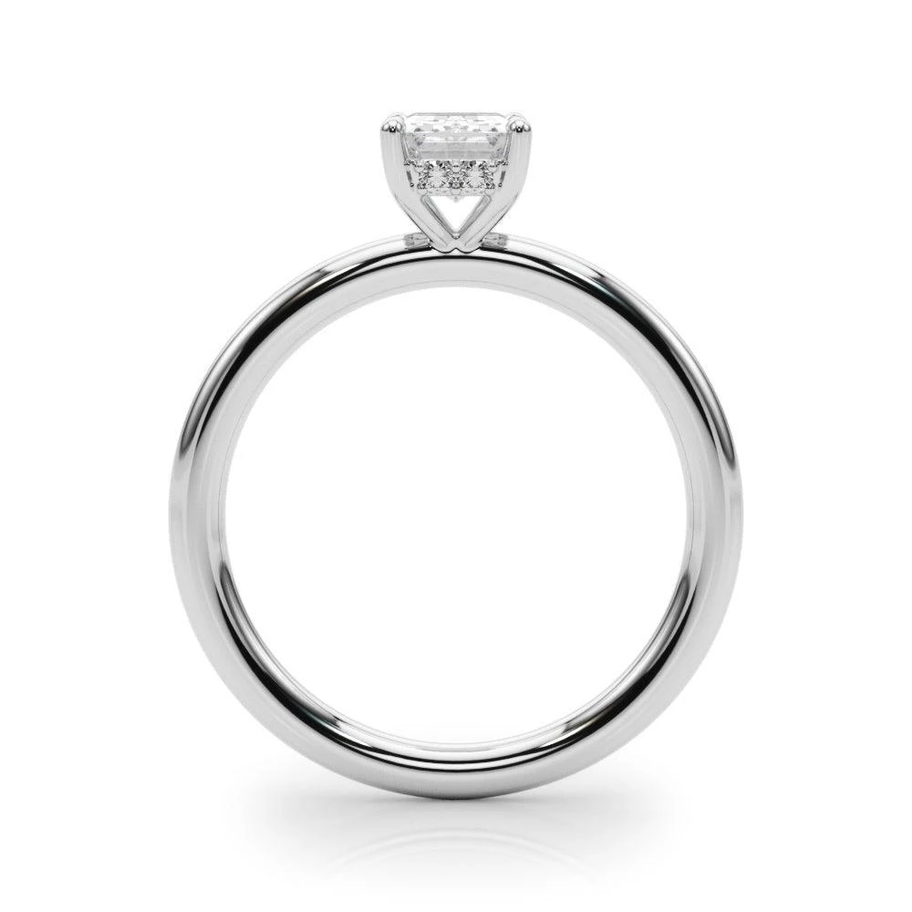 Vintage Elizabeth Emerald Engagement Ring 1.0 Ct IGI Certified(Vintage Engagement Ring 2873) 5 Vintage Elizabeth Emerald Engagement Ring 1.0 Ct IGI Certified(Vintage Engagement Ring 2873) - Image 3