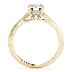 Vintage Lana Engagement Ring 1/2 Ct IGI Certified(Vintage Engagement Ring 2882) -NEWWORLD DIAMONDS vintage lana engagement ring 12 ct igi certified for ring gemstone jewelry 3
