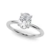 Vintage Olivia Oval Engagement Ring 1.0Ct IGI Certified(Vintage Engagement Ring 2875)