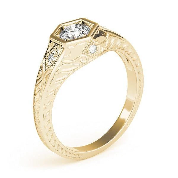 Vintage Thelma Engagement Ring 1/2 Ct IGI Certified(Vintage Engagement Ring 2881) 8 Vintage Thelma Engagement Ring 1/2 Ct IGI Certified(Vintage Engagement Ring 2881) - Image 6