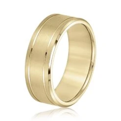 Wesley Band(Wesley Wedding Band 2721) -NEWWORLD DIAMONDS wesley band for ring gemstone jewelry 3