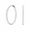 Zelda Hoop Earrings 6.0Ctw(Diamond Hoop Earrings 453894)