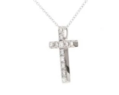 Zion Pendant - 1/2Ctw(Diamond Cross Pendant 261782) -NEWWORLD DIAMONDS zion pendant 12ctw for pendant gemstone jewelry 3