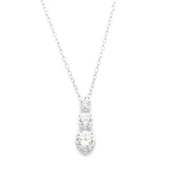 Zola Pendant - 3/4 Ct. T.W.(3 Stone Diamond Pendant 453801)